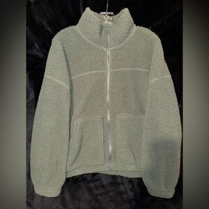 Old Navy Gray Sherpa Jacket